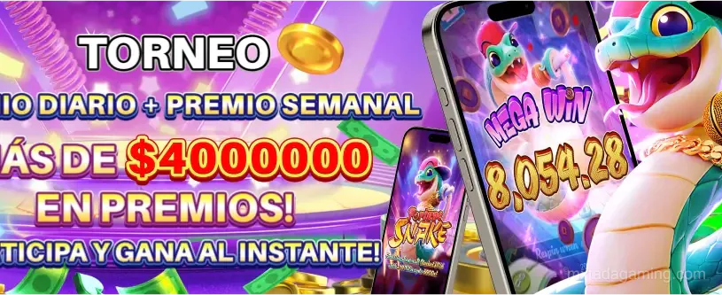 Banner promocional de Tada Gaming - Descarga la app ahora